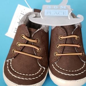 Dark Brown Suede Baby Shoes